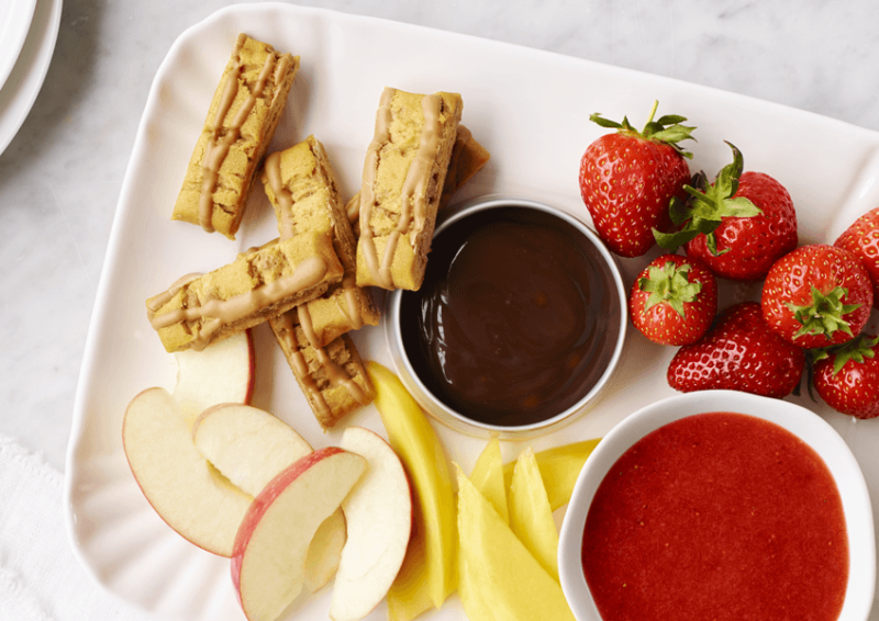 Chocolate & Fruit Fondue Recipe - Quick Desserts - Fibre One